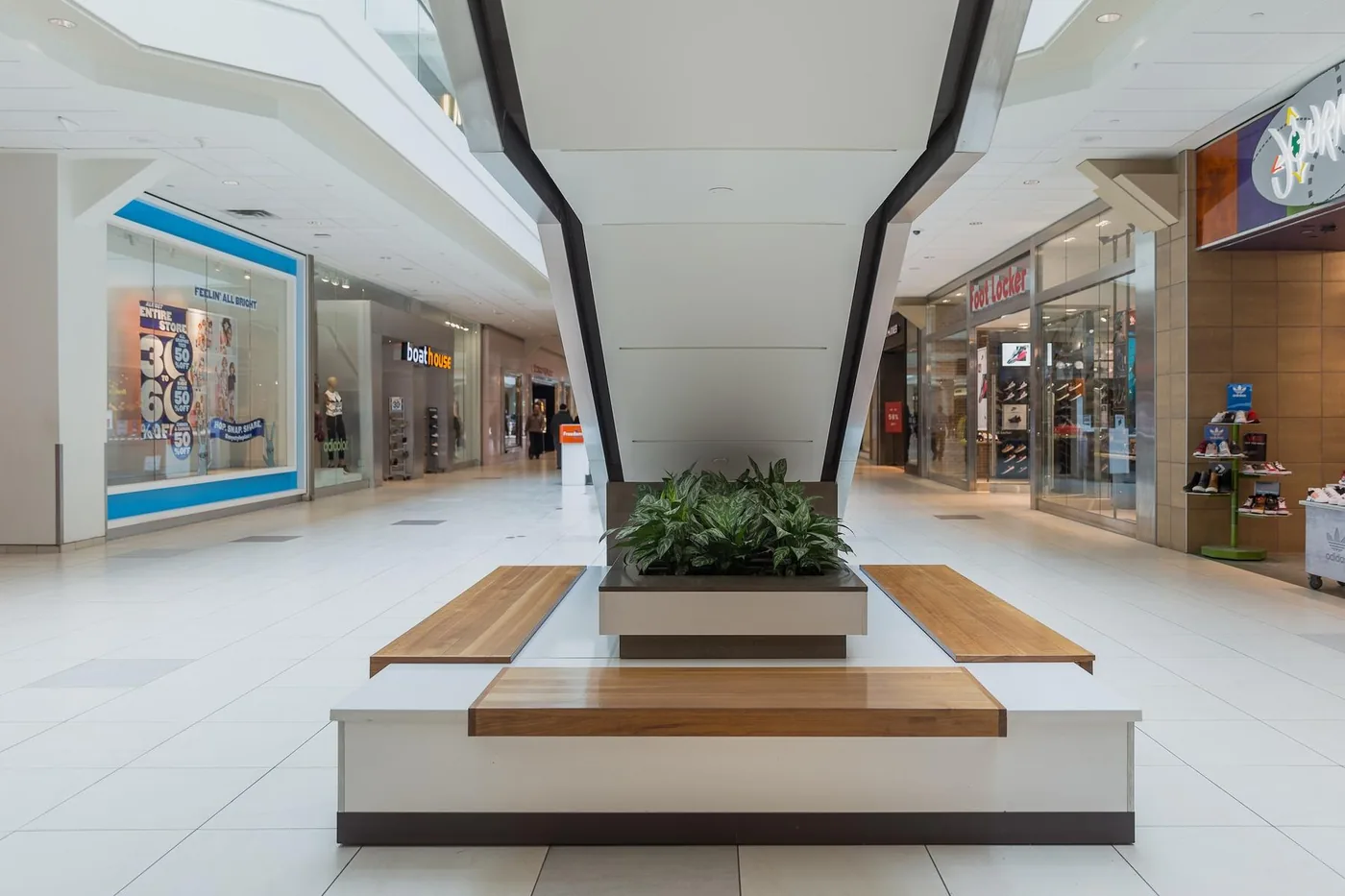 Sculptural seating and planting